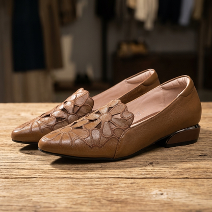Bennett Floral-Cutout Loafer | Hudson & Wells