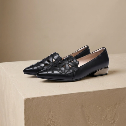 Bennett Floral-Cutout Loafer | Hudson & Wells