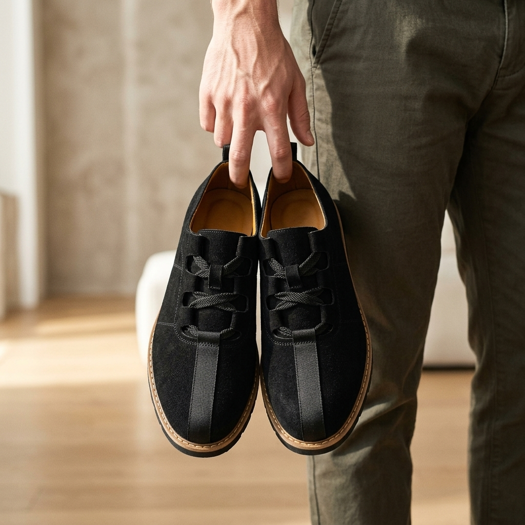 Brooks Contrast-Toe Lace-Up | Hudson & Wells