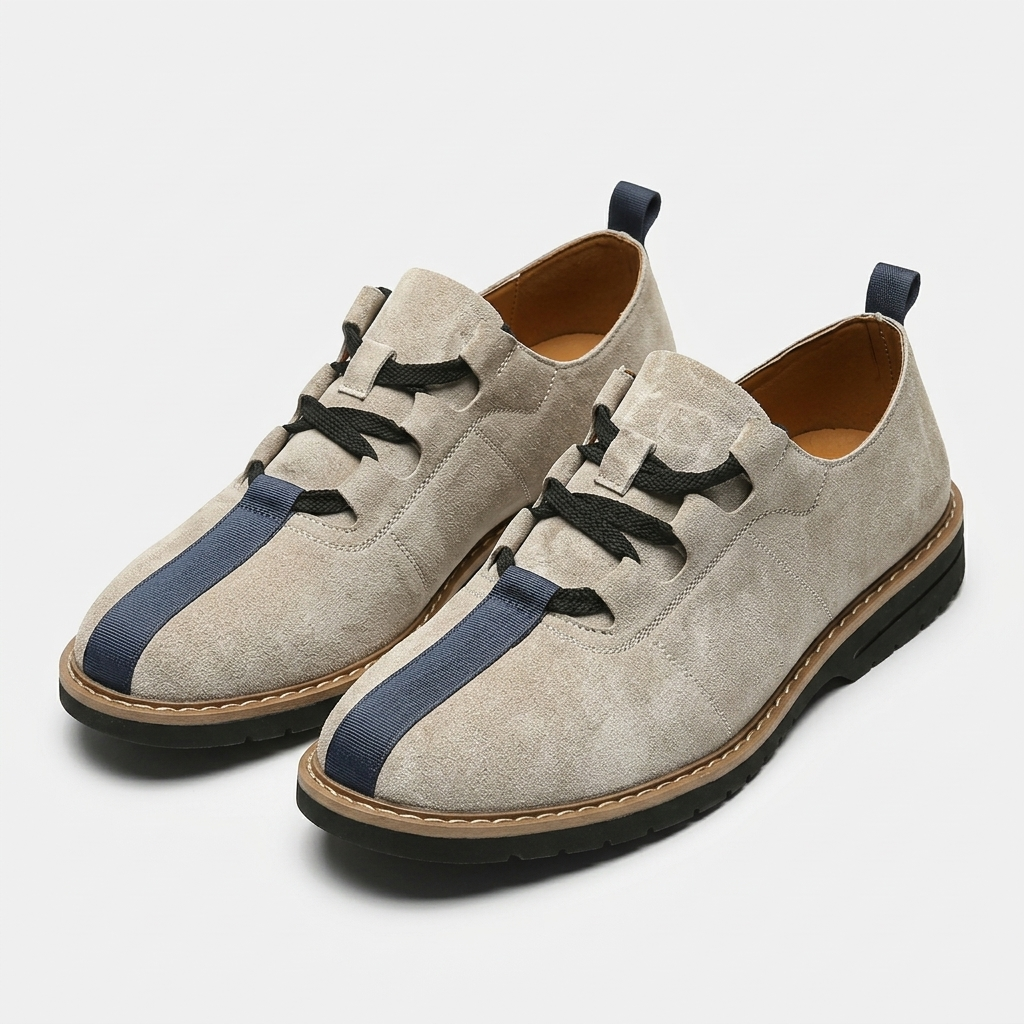 Brooks Contrast-Toe Lace-Up | Hudson & Wells
