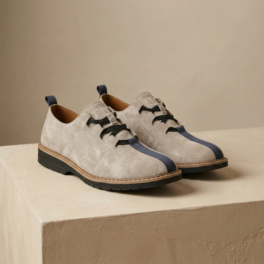 Brooks Contrast-Toe Lace-Up | Hudson & Wells