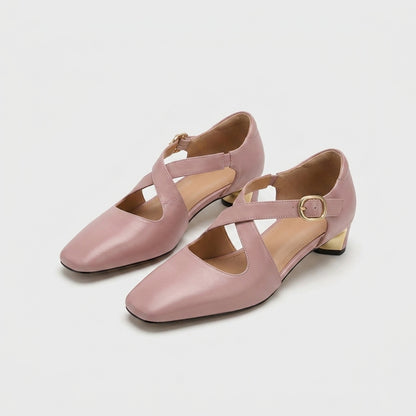 Camille Cross Strap Heel