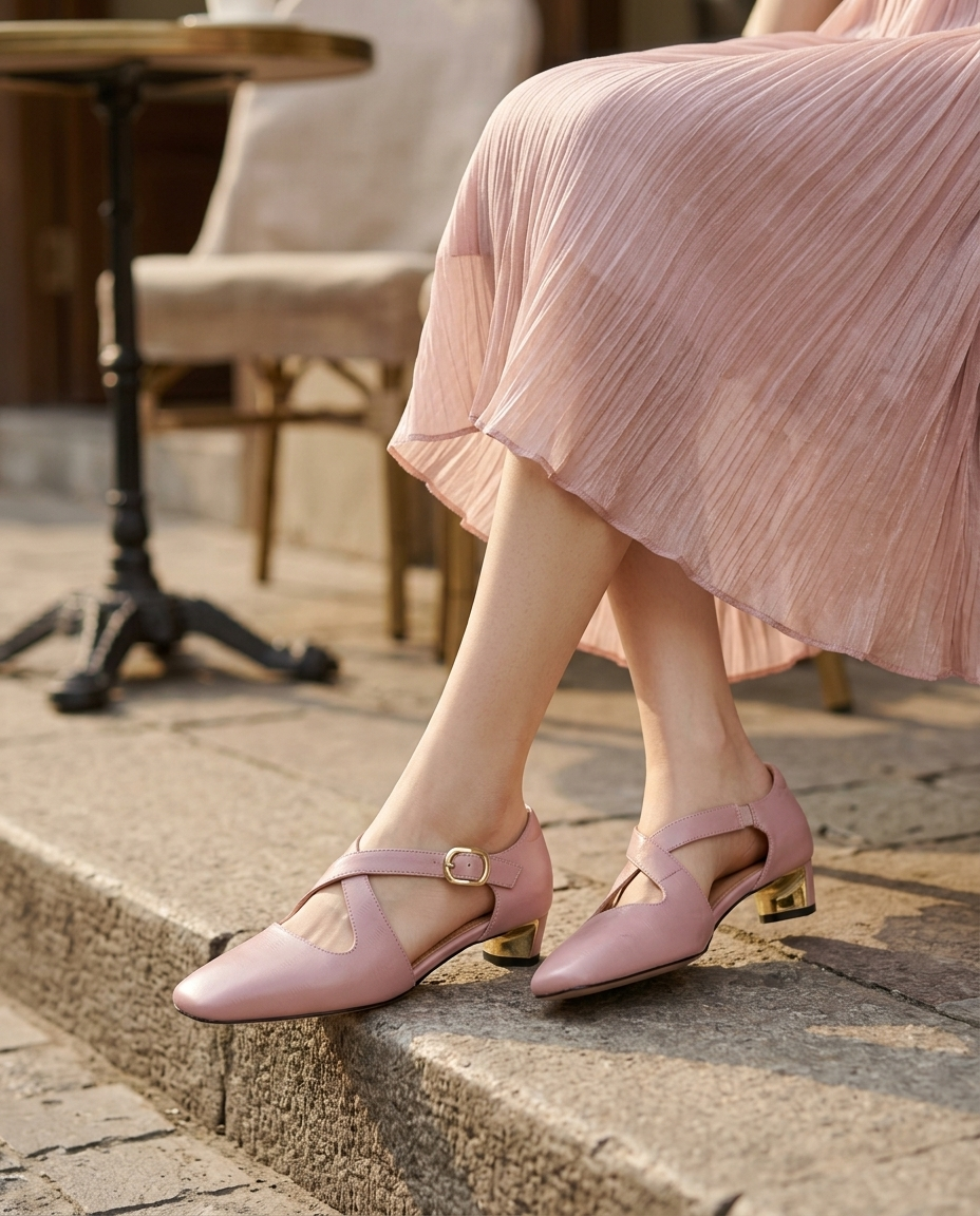 Camille Cross-Strap Heel - product_gallery 1