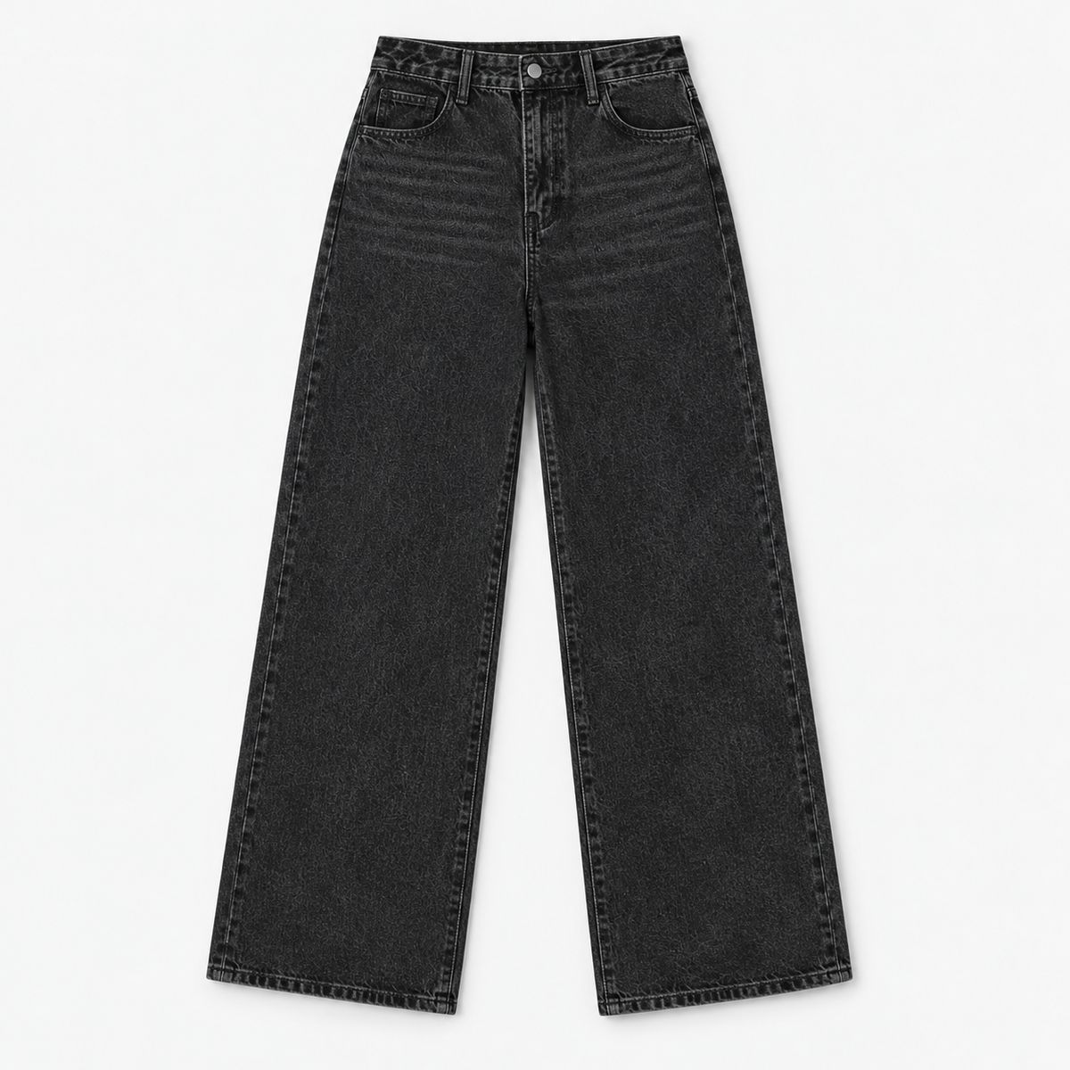 Carolyn Relaxed Fit Wide Leg Jeans, High Rise | Hudson & Wells