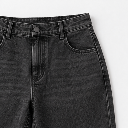 Carolyn Relaxed Fit Wide Leg Jeans, High Rise | Hudson & Wells