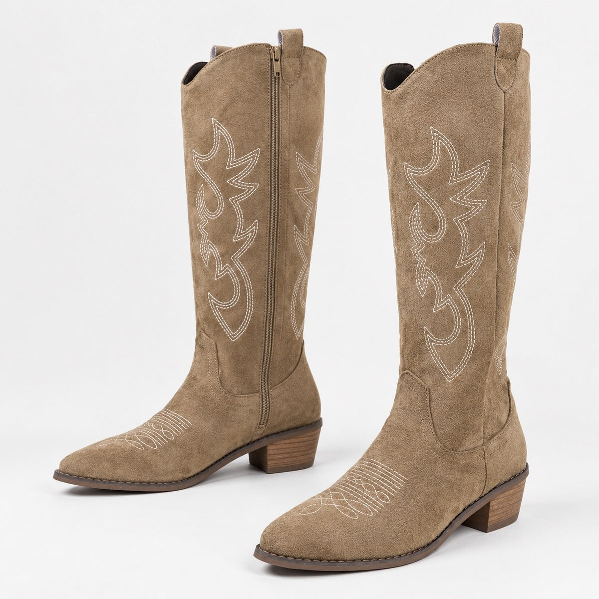 Cassidy Soft Embroidered Western Boots | Hudson & Wells