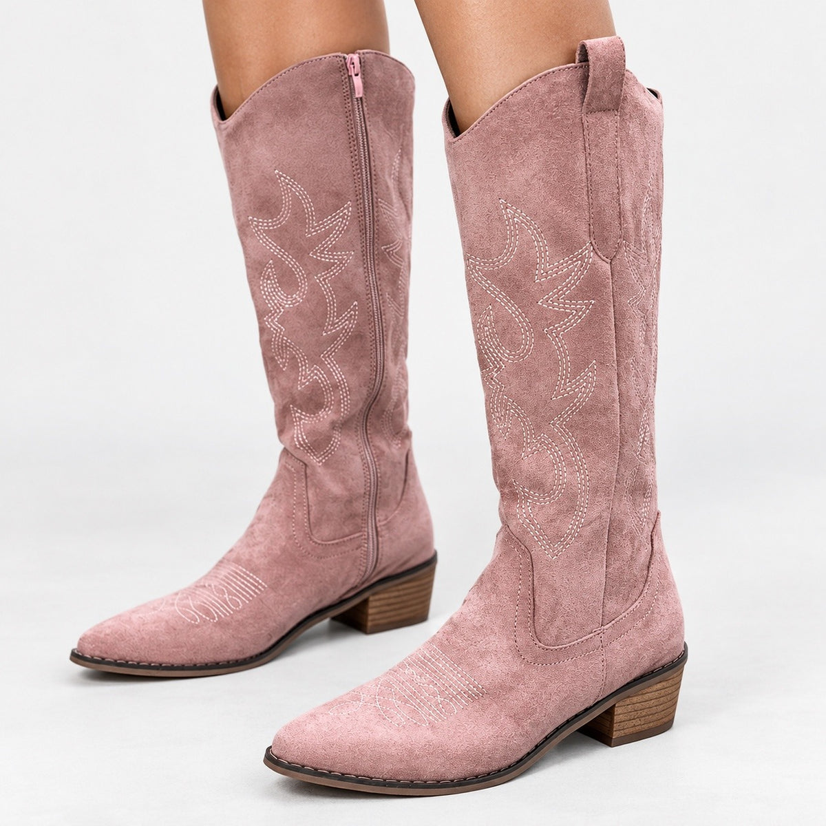 Cassidy Soft Embroidered Western Boots | Hudson & Wells