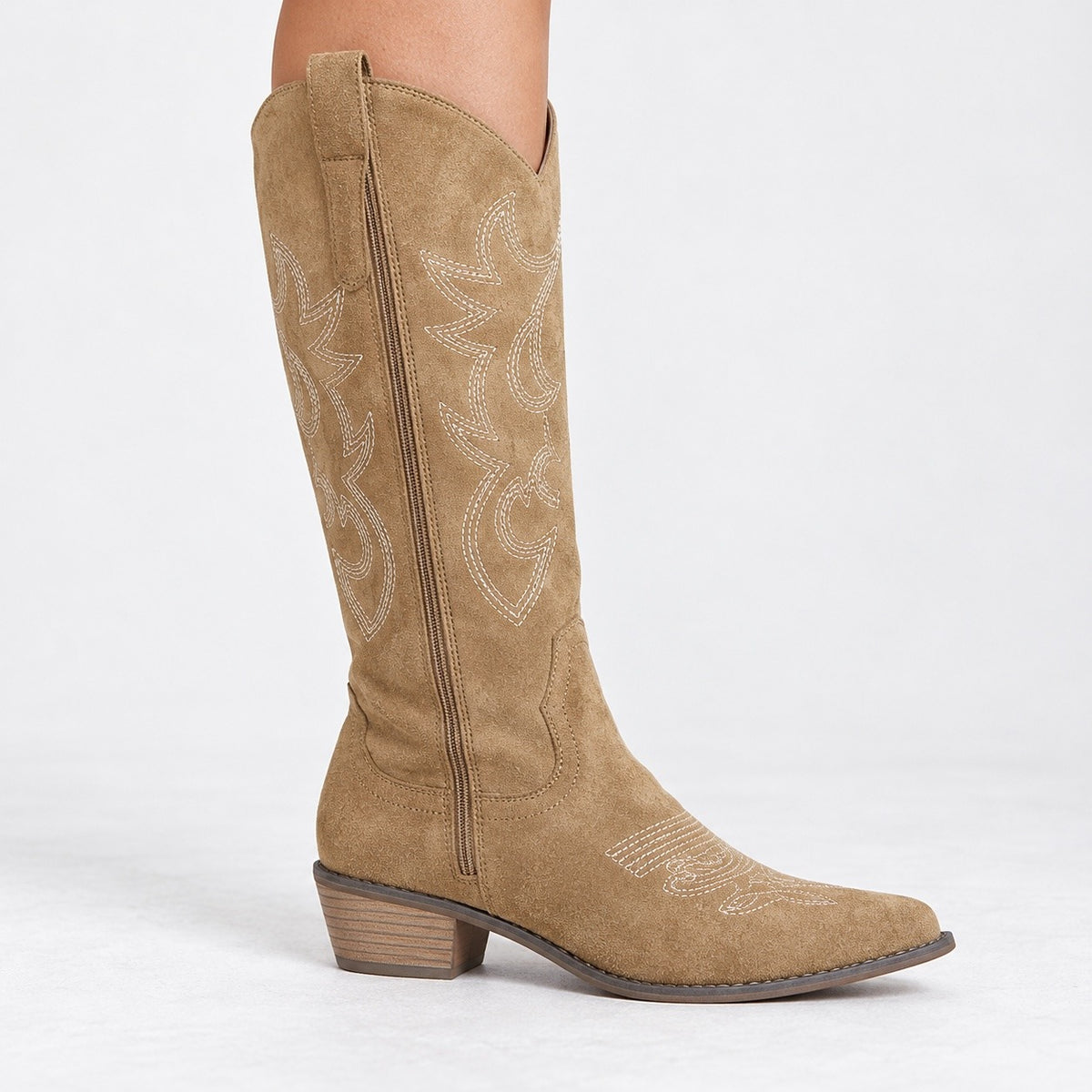 Cassidy Soft Embroidered Western Boots | Hudson & Wells