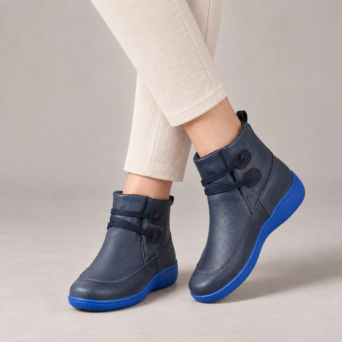 Clara Women's Everyday Comfort Shoes, Extended Sizing — Blue | Hudson & Wells