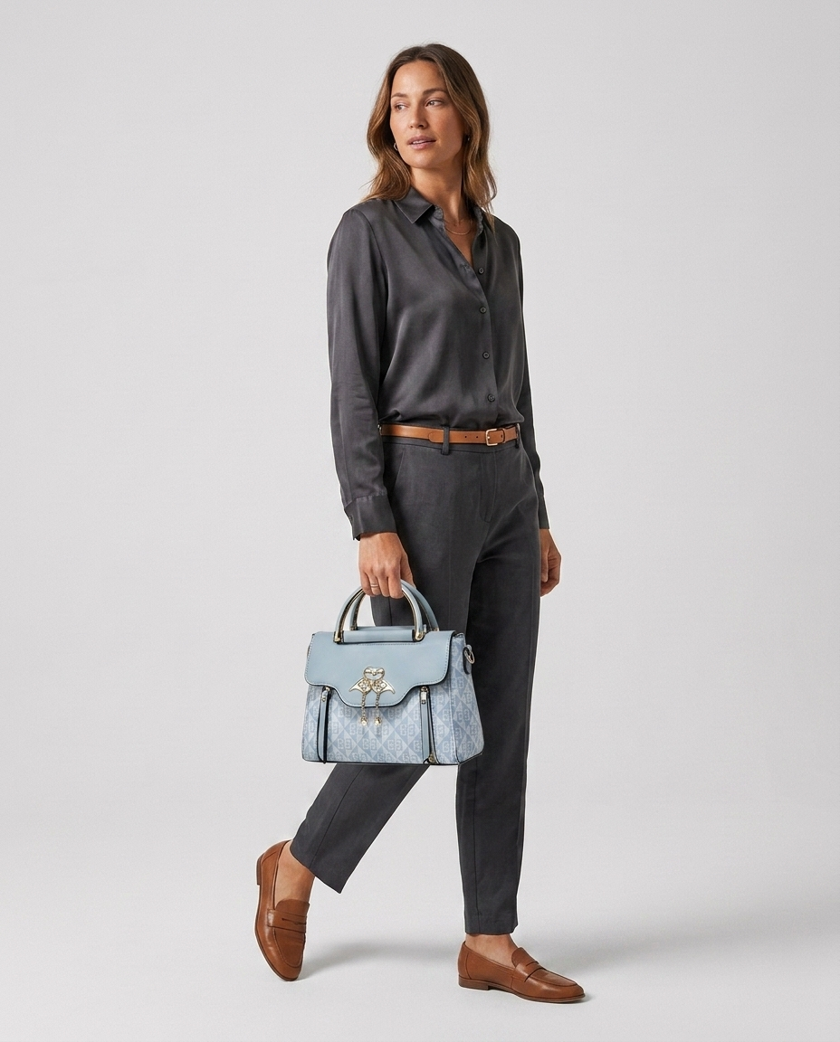 Sorrento Monogram Satchel - product_gallery 5