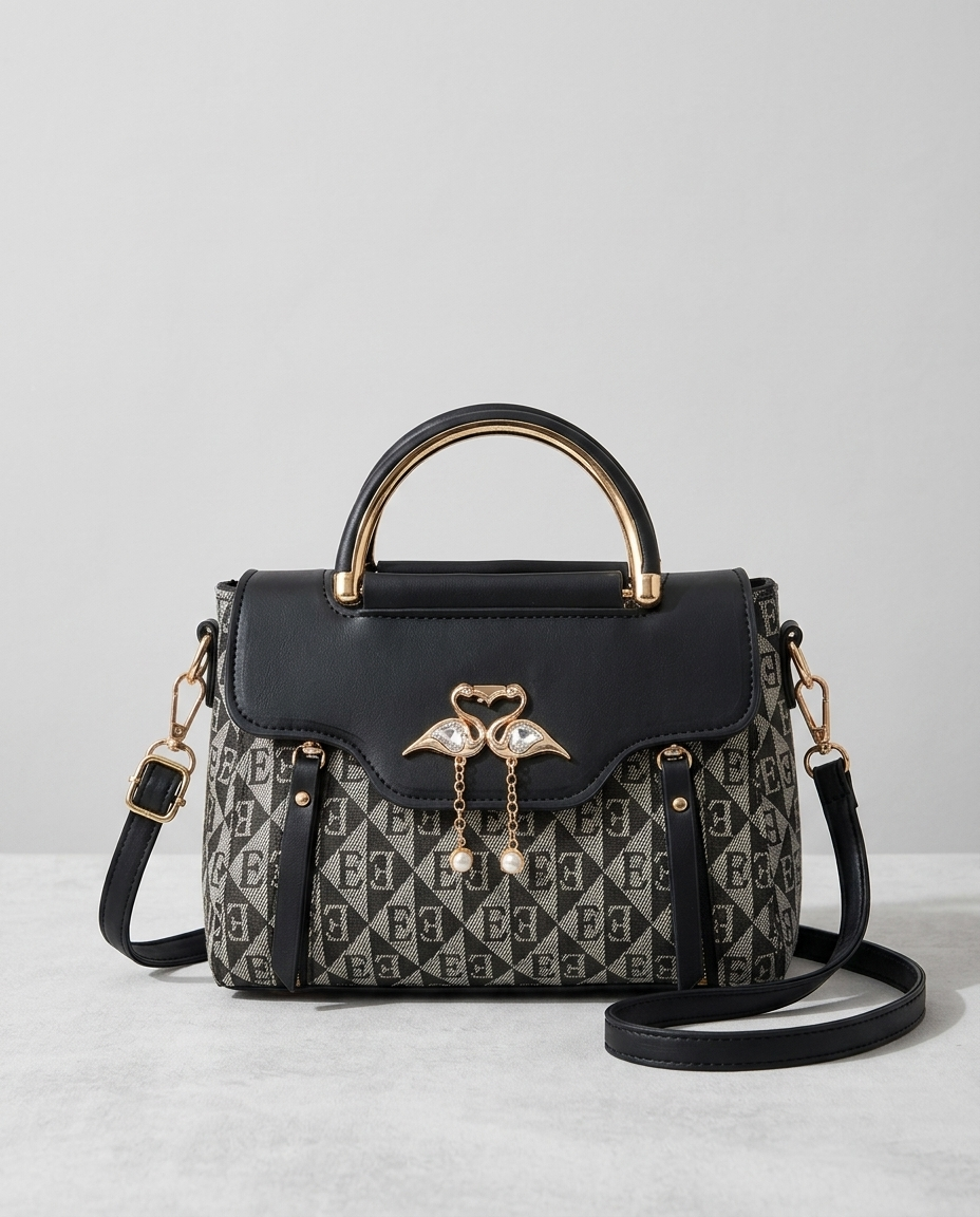 Sorrento Monogram Satchel - shopify_variant_image 9