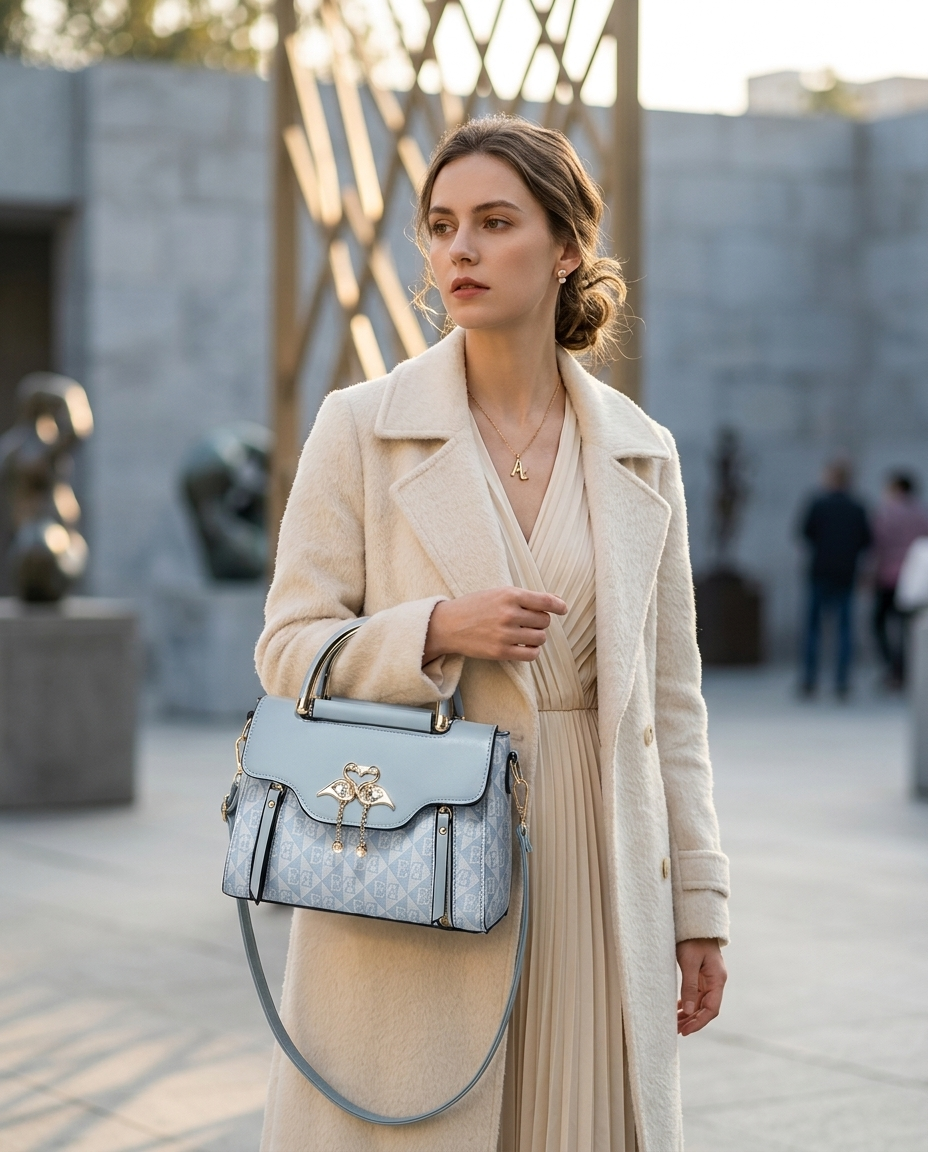 Sorrento Monogram Satchel - lifestyle 14