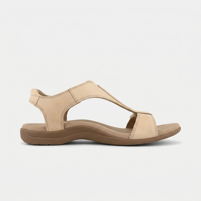 Doris Lightweight Adjustable Sandals — White | Hudson & Wells