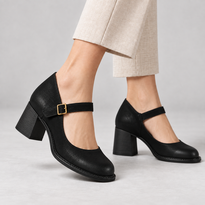 Dorothy Women's Everyday Comfort Mary Jane Pumps, Block Heel | Hudson & Wells