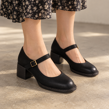 Dorothy Women's Everyday Comfort Mary Jane Pumps, Block Heel | Hudson & Wells
