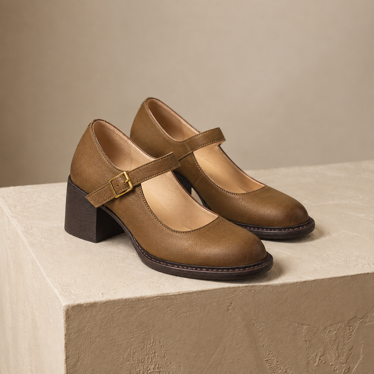 Dorothy Women's Everyday Comfort Mary Jane Pumps, Block Heel | Hudson & Wells