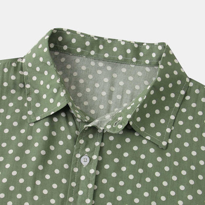 Downtown Dot Button Up