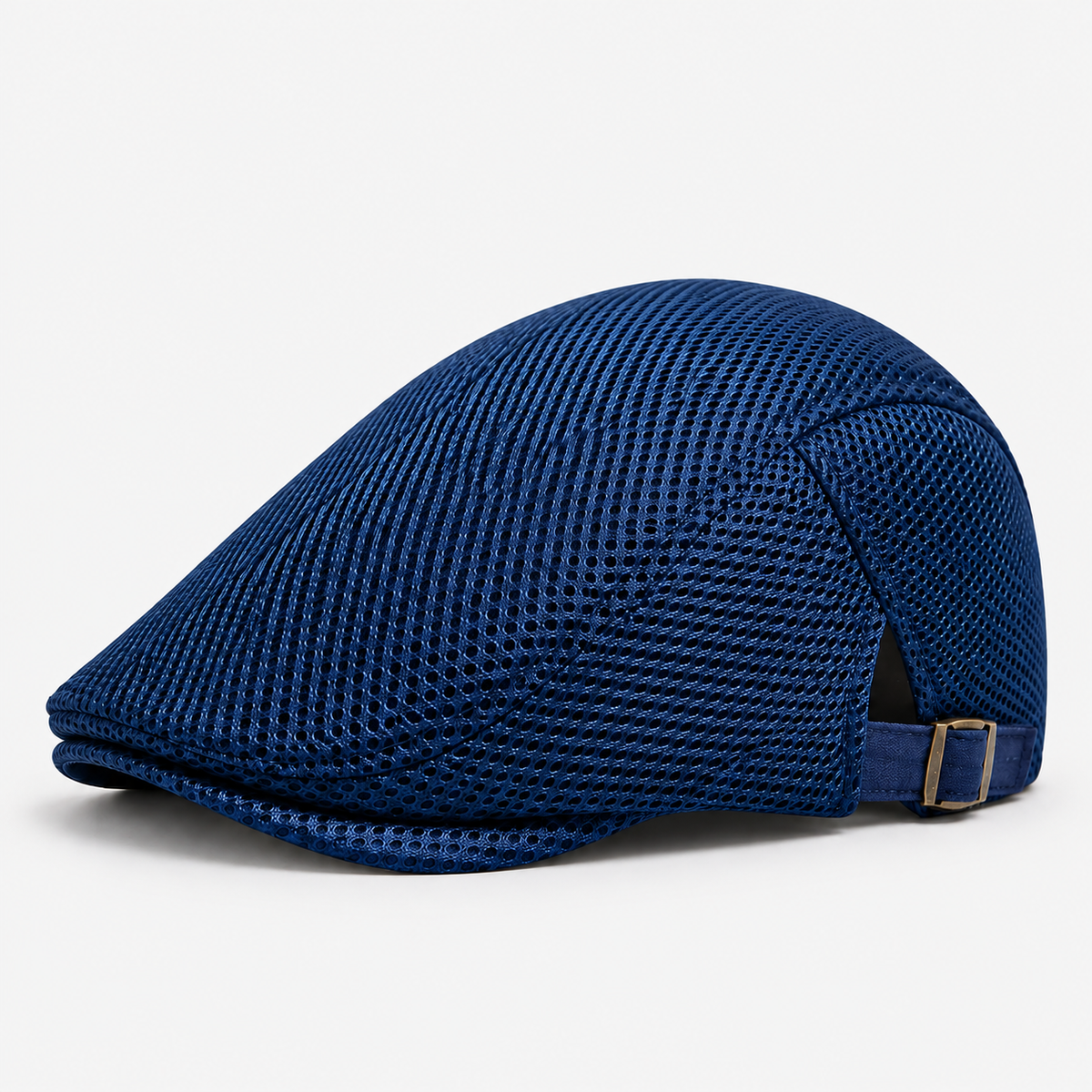 Edwin men's driving cap in Navy – square side view