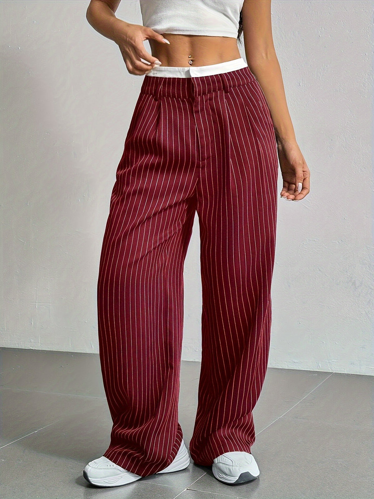 Ella Pinstripe Pants