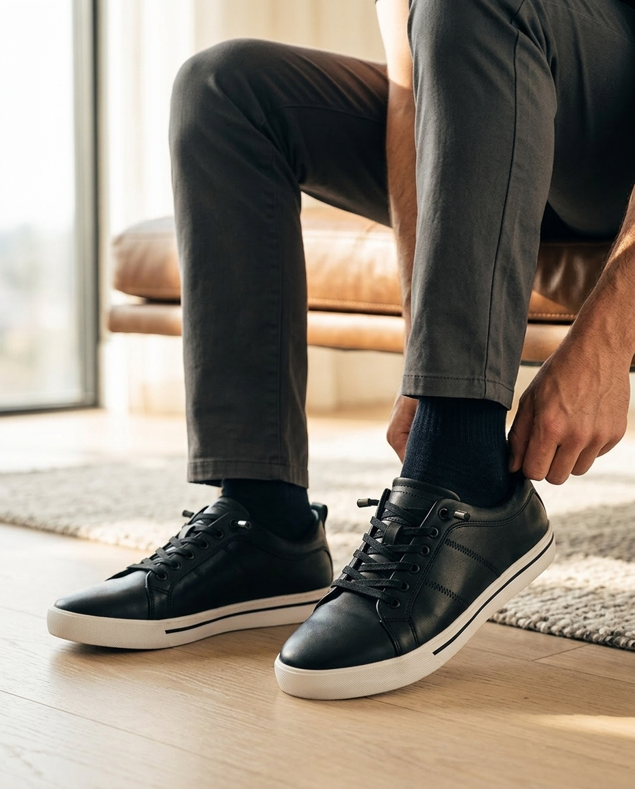 Elliot Stitched Sneaker | Hudson & Wells