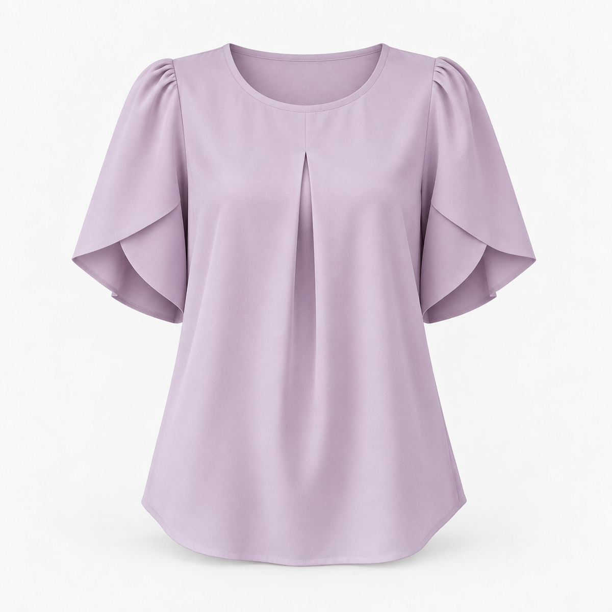 Ellis Stretch Pleat-Front Pullover Shirt | Hudson & Wells