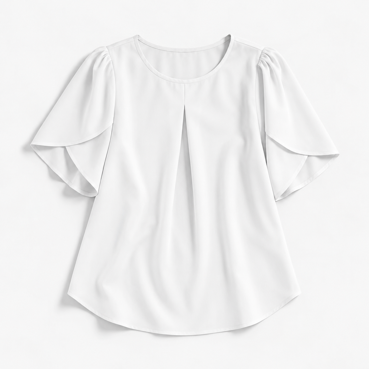 Ellis Stretch Pleat-Front Pullover Shirt | Hudson & Wells