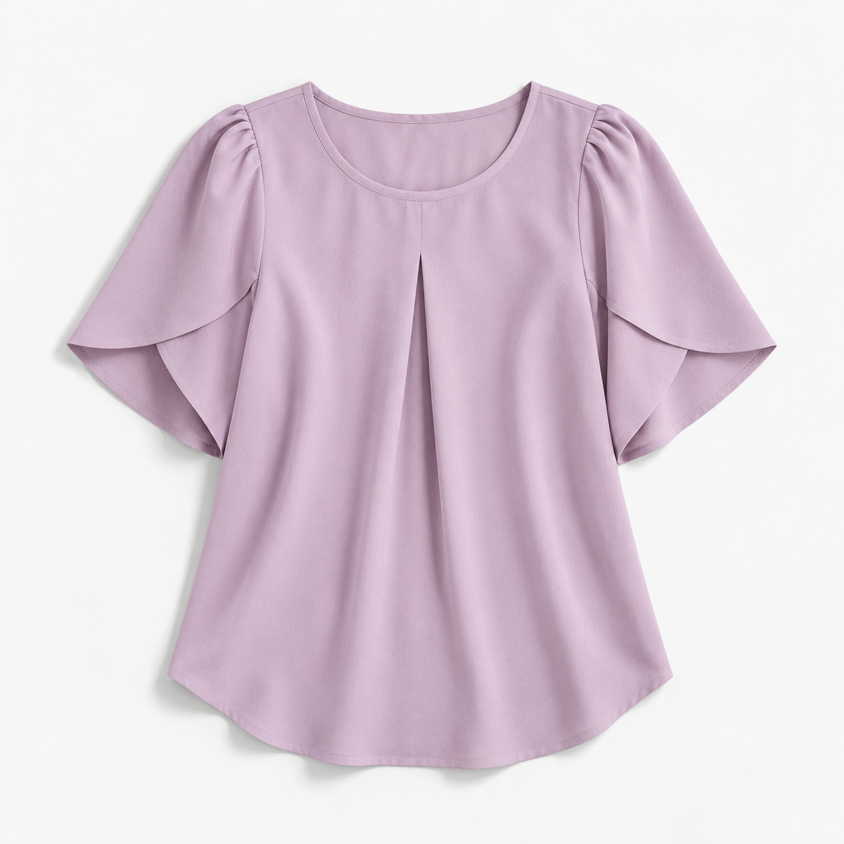 Ellis Stretch Pleat-Front Pullover Shirt | Hudson & Wells