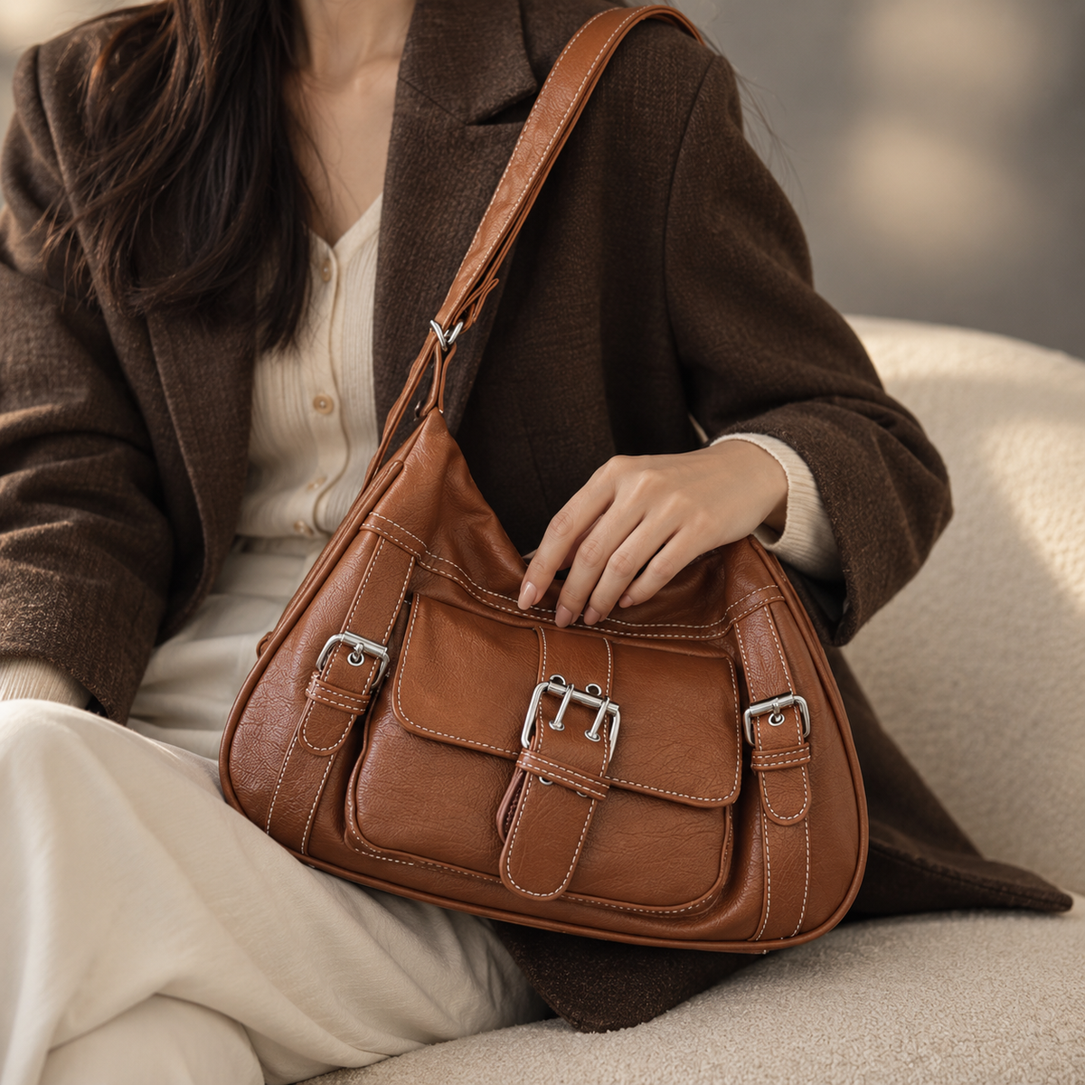 Eloise Women's Everyday Comfort Shoulder Bag | Hudson & Wells