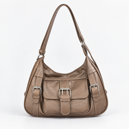 Eloise Women's Everyday Comfort Shoulder Bag — Champagne | Hudson & Wells