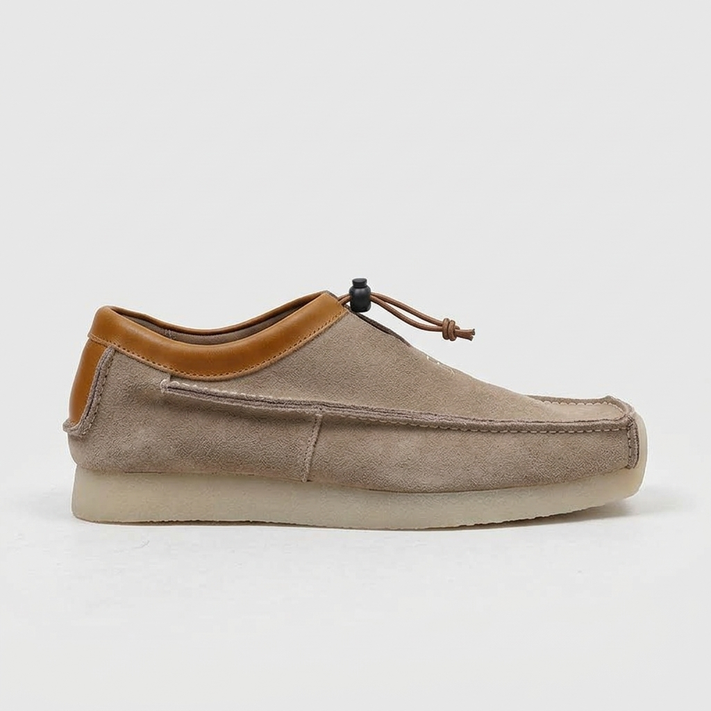 Emmett Toggle Moc — White | Hudson & Wells