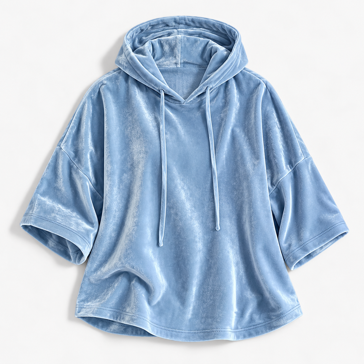 Ethel Relaxed Fit Drawstring Hooded Top | Hudson & Wells