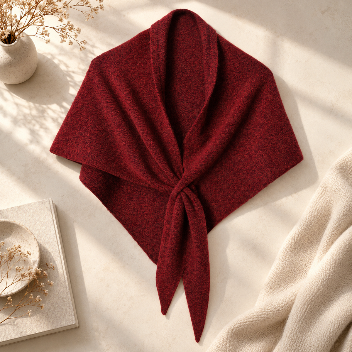 Eudora Comfort Shoulder Shawl, Folded Lapels | Hudson & Wells