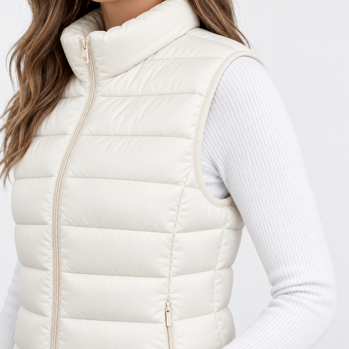 Eunice Lightweight Puffer Vest | Hudson & Wells