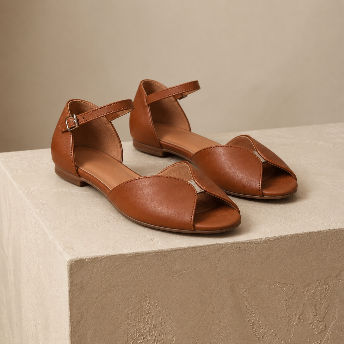 Evelyn Women's Cushioned Ankle Strap Sandals | Hudson & Wells