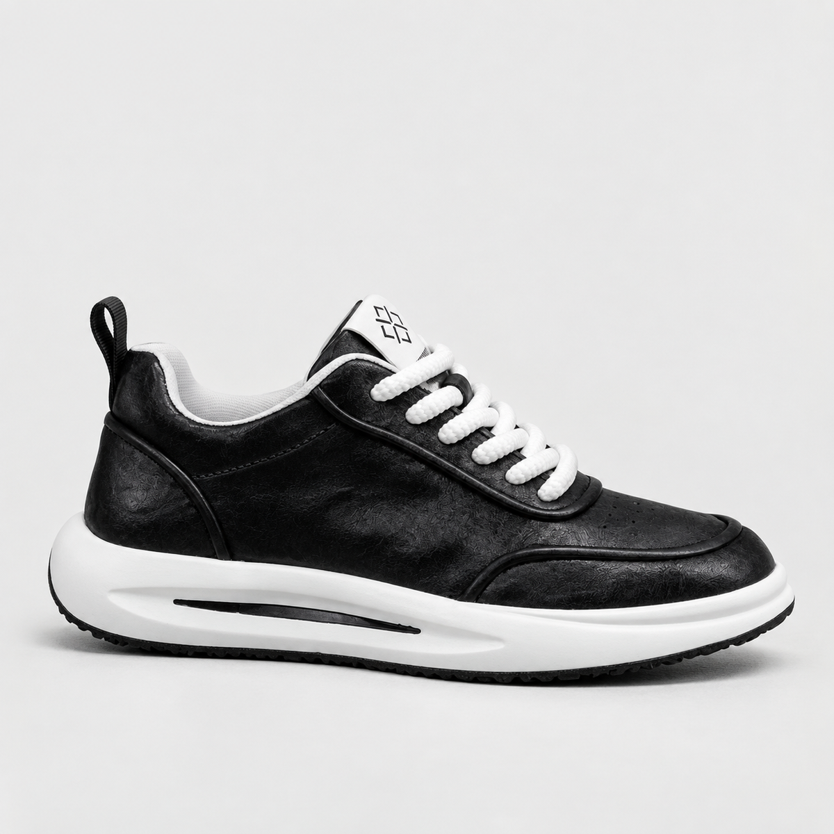 Fletcher Men's Soft Casual Shoes, Half-Size Options — Black | Hudson & Wells