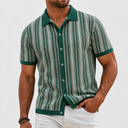 Franklin Comfort Button-Up Shirt — Sage | Hudson & Wells