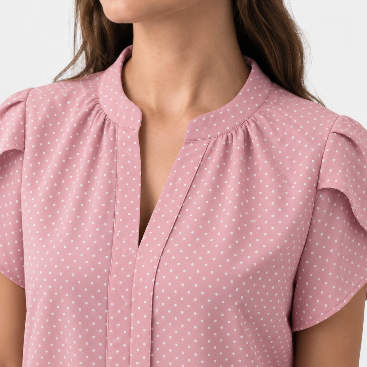 Geneva Lightweight Short Sleeve Blouse | Hudson & Wells
