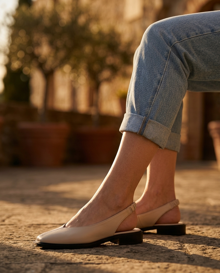 Genevieve Slip-On Flat | Hudson & Wells