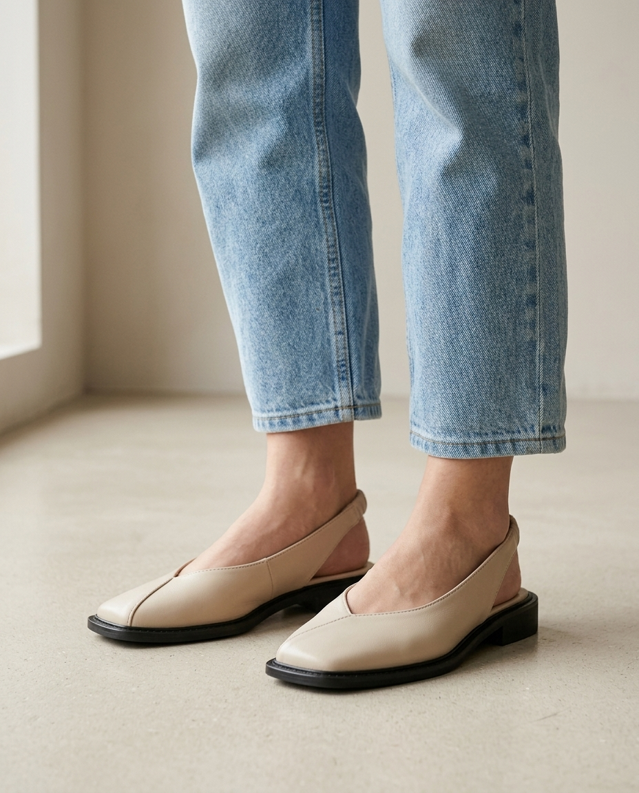 Genevieve Slip-On Flat | Hudson & Wells