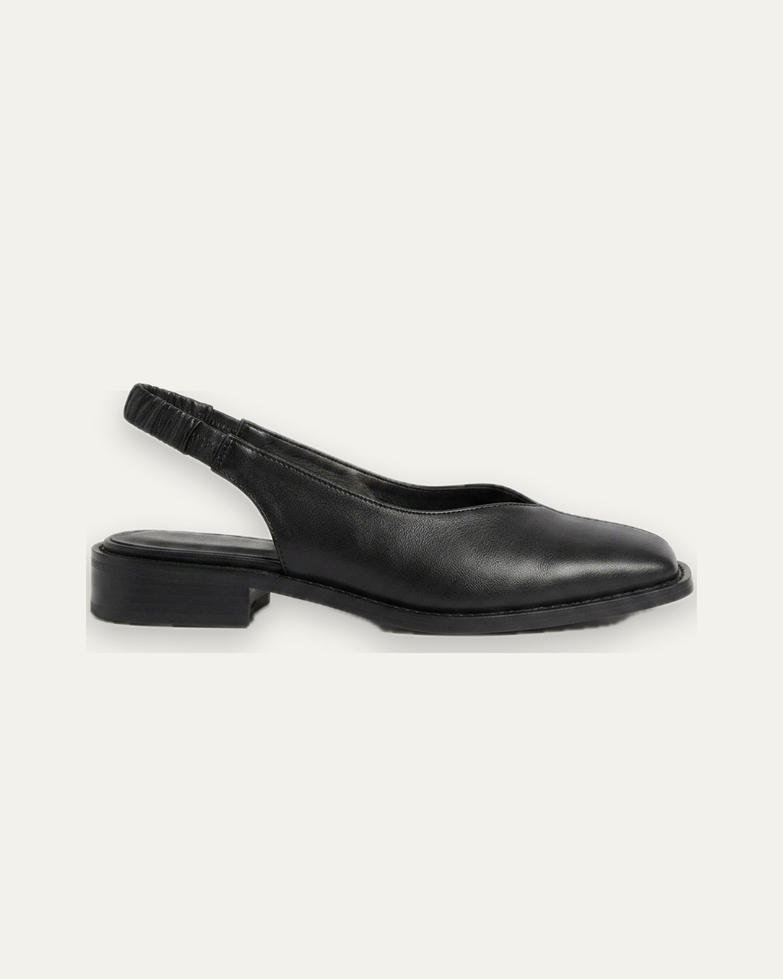 Genevieve Slip-On Flat — Black | Hudson & Wells
