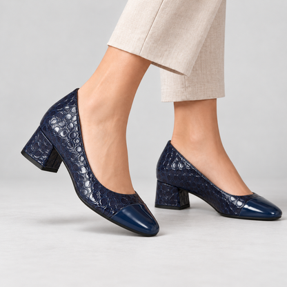 Georgette Comfort Block Heel Pumps | Hudson & Wells