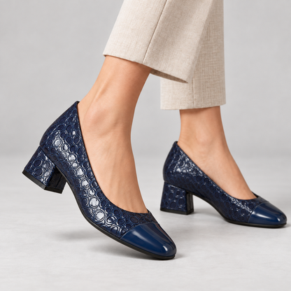 Georgette Comfort Block Heel Pumps | Hudson & Wells