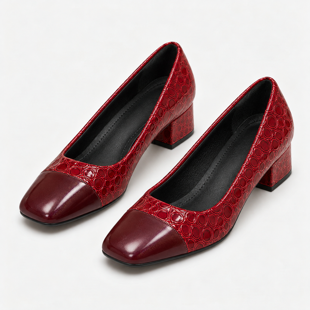 Georgette Comfort Block Heel Pumps | Hudson & Wells