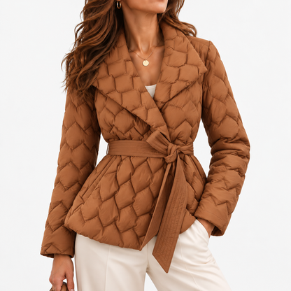 Georgia Womens Lightweight Shirt, Easy Fit — Caramel | Hudson & Wells