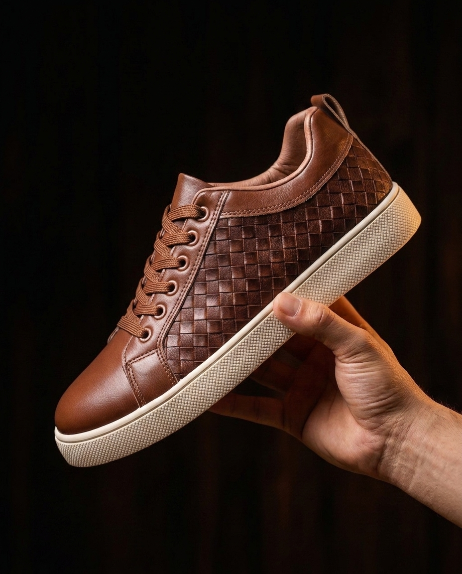 Graham Basketweave Sneaker | Hudson & Wells