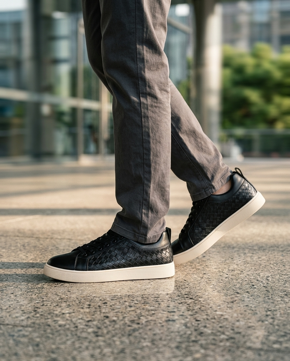 Graham Basketweave Sneaker | Hudson & Wells
