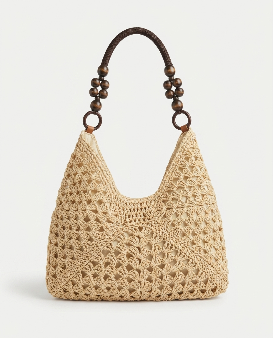Graham Crochet Hobo — Natural | Hudson & Wells
