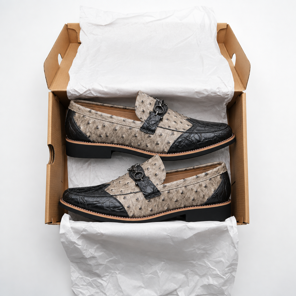 Harlan | Men's Comfort Faux Leather Shoes | Hudson & Wells