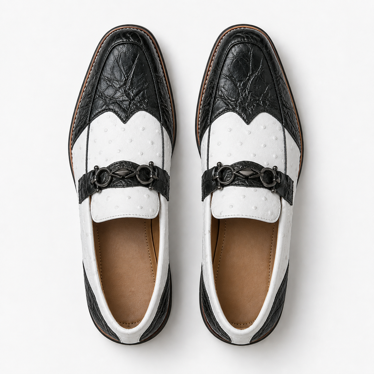 Harlan | Men's Comfort Faux Leather Shoes | Hudson & Wells