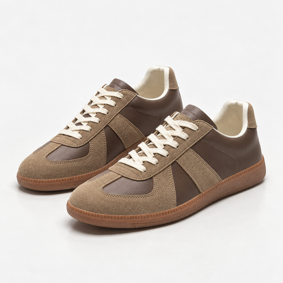 Holden Leather Sneakers, Stitched Toe | Hudson & Wells